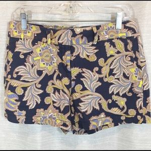 LOFT linen/cotton blend zip up shorts women size 4